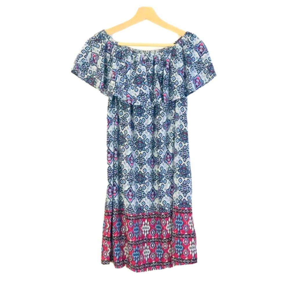 NWT BeachLunchLounge Evi Off The Shoulders Shift Mini Dress Sz S